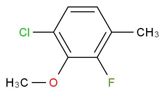6-Chloro-2-fluoro-3-methylanisole_Molecular_structure_CAS_261762-80-5)