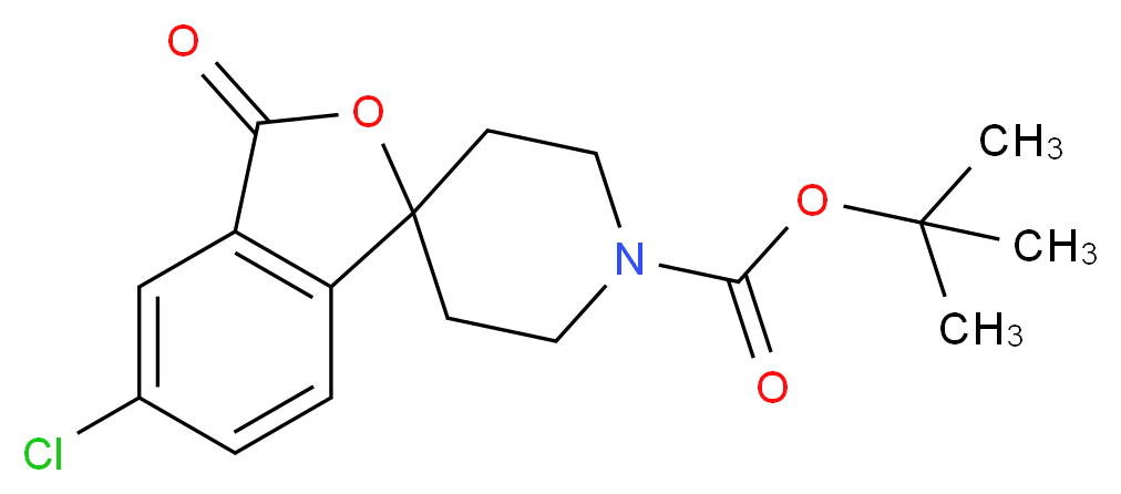 tert-Butyl 5-chloro-3-oxo-3H-spiro[isobenzofuran-1,4'-piperidine]-1'-carboxylate_Molecular_structure_CAS_849106-20-3)