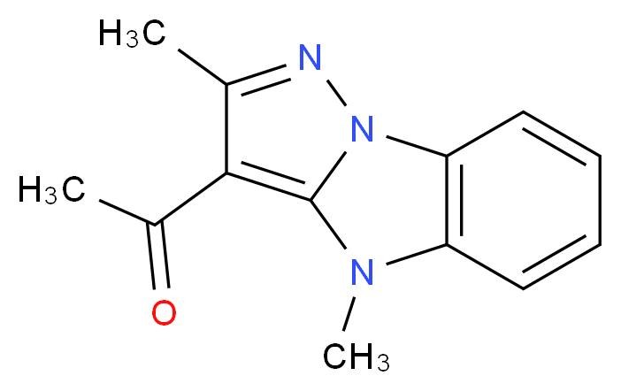 1-(2,4-dimethyl-4H-pyrazolo[1,5-a]benzimidazol-3-yl)ethanone_Molecular_structure_CAS_75380-54-0)