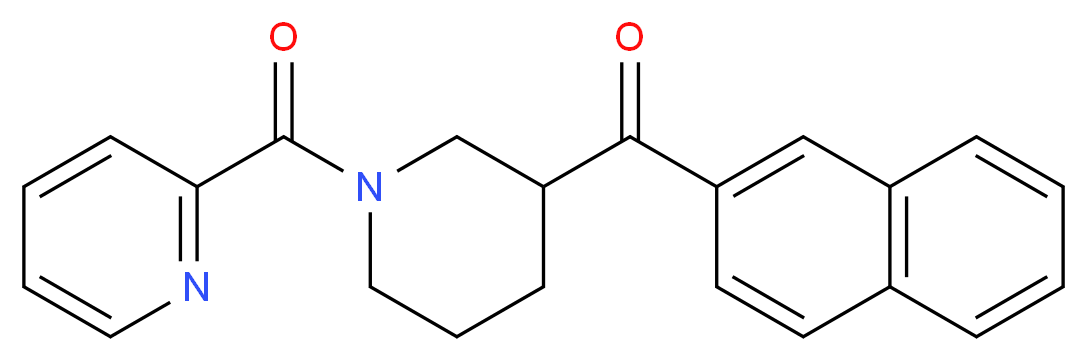 2-naphthyl[1-(2-pyridinylcarbonyl)-3-piperidinyl]methanone_Molecular_structure_CAS_)