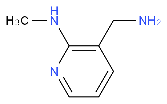 3-(aminomethyl)-N-methylpyridin-2-amine_Molecular_structure_CAS_)