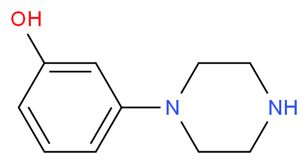 3-(1-Piperazinyl)phenol_Molecular_structure_CAS_59817-32-2)