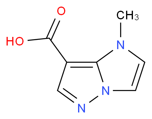 1-methyl-1H-imidazo[1,2-b]pyrazole-7-carboxylic acid_Molecular_structure_CAS_135830-16-9)