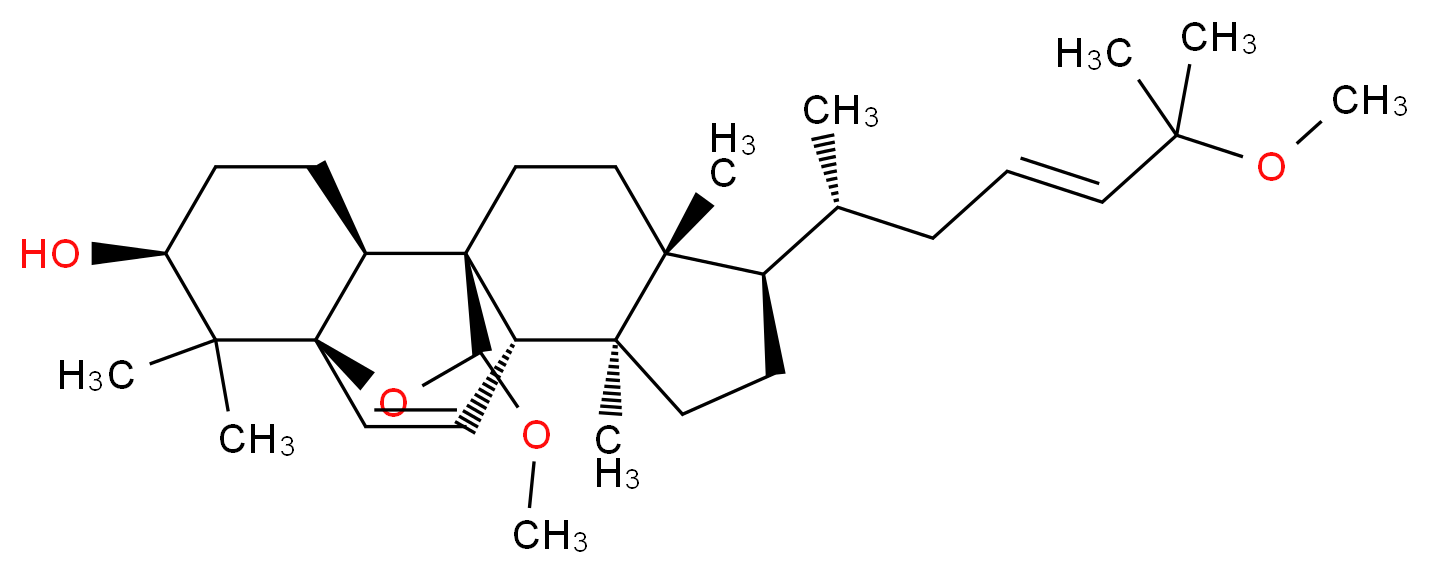 5,19-Epoxy-19,25-
dimethoxycucurbita-6,23-dien-3-ol_Molecular_structure_CAS_85372-72-1)