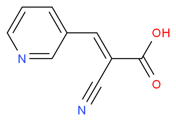 2-Cyano-3-(3-pyridinyl)acrylic acid_Molecular_structure_CAS_103029-74-9)