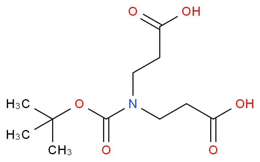 N-Boc-iminodipropionic acid_Molecular_structure_CAS_143766-89-6)