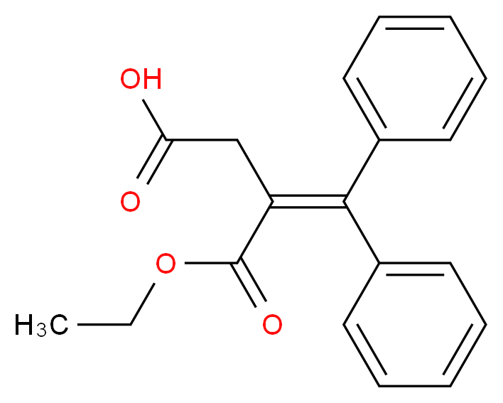 3-(Ethoxycarbonyl)-4,4-diphenyl-3-butenoic acid_Molecular_structure_CAS_5438-22-2)