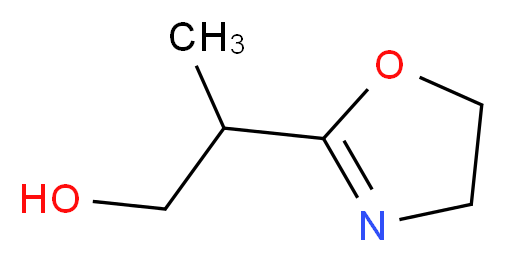 2-[1-(Hydroxymethyl)ethyl] oxazoline_Molecular_structure_CAS_13670-31-0)