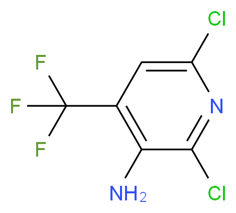 3-Amino-2,6-dichloro-4-(trifluoromethyl)pyridine 98%_Molecular_structure_CAS_175277-67-5)