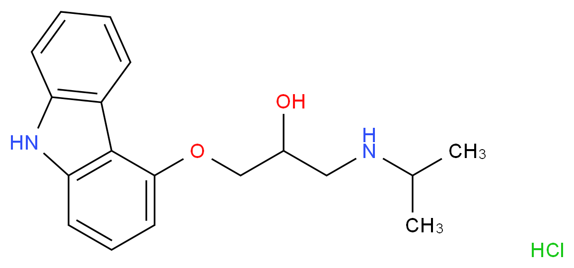 Carazolol Hydrochloride Salt_Molecular_structure_CAS_51997-43-4)