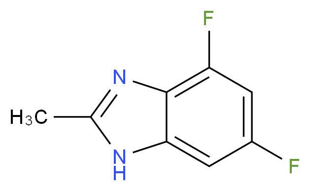 4,6-Difluoro-2-methyl-1H-benzo[d]imidazole_Molecular_structure_CAS_874814-18-3)