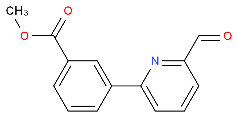 Methyl 3-(6-formyl-2-pyridinyl)benzoate_Molecular_structure_CAS_834884-82-1)