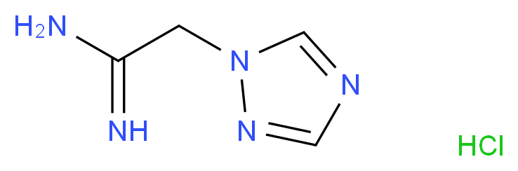 2-(1H-1,2,4-triazol-1-yl)ethanimidamide hydrochloride_Molecular_structure_CAS_)