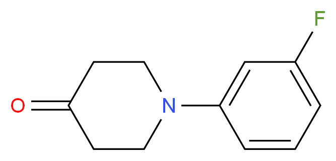 1-(3-fluorophenyl)piperidin-4-one_Molecular_structure_CAS_158553-31-2)