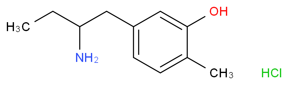 α-Ethyl-3-hydroxy-4-methylphenethylamine hydrochloride_Molecular_structure_CAS_29440-91-3)