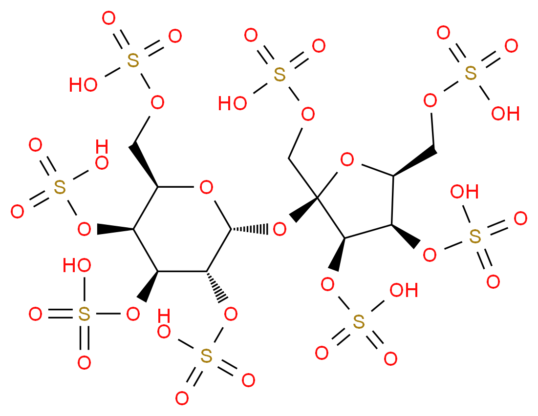 Sucrose Octasulfate_Molecular_structure_CAS_57680-56-5)