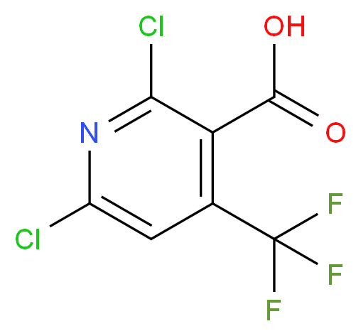 2,6-Dichloro-4-(trifluoromethyl)nicotinic acid_Molecular_structure_CAS_503437-19-2)