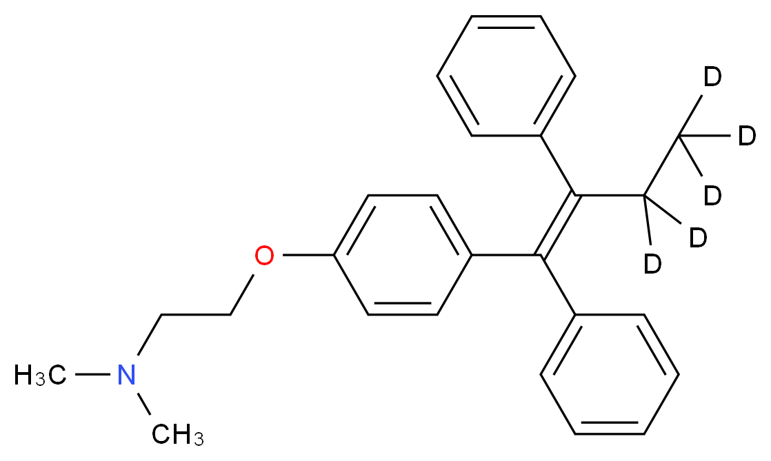 (E/Z)-Tamoxifen-d5_Molecular_structure_CAS_)