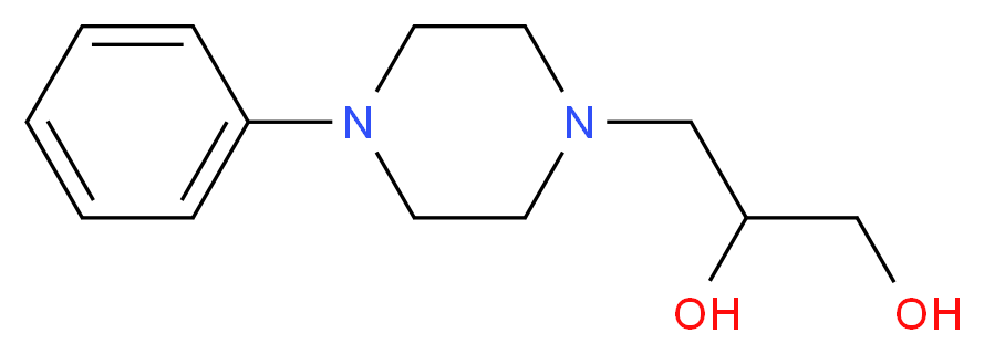 3-(4-Phenylpiperazin-1-yl)propane-1,2-diol_Molecular_structure_CAS_17692-31-8)