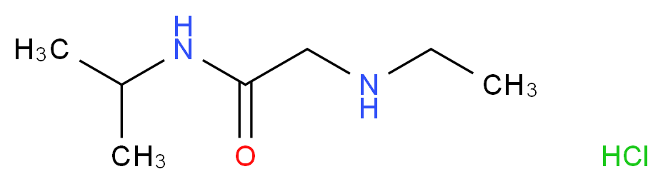 2-(ethylamino)-N-isopropylacetamide hydrochloride_Molecular_structure_CAS_)