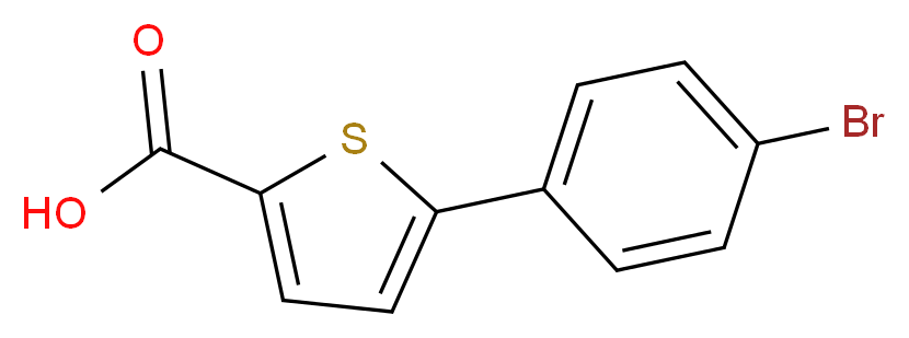 5-(4-bromophenyl)thiophene-2-carboxylic acid_Molecular_structure_CAS_40133-13-9)