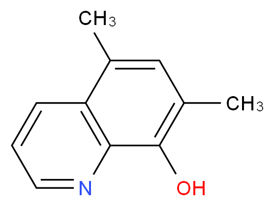 5,7-Dimethyl-8-quinolinol_Molecular_structure_CAS_37873-29-3)