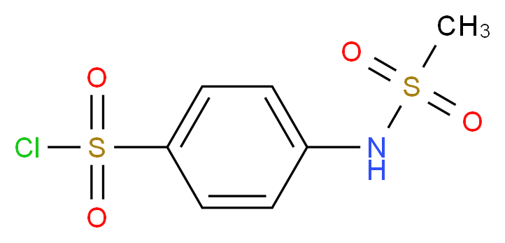 4-[(methylsulfonyl)amino]benzenesulfonyl chloride_Molecular_structure_CAS_93345-21-2)