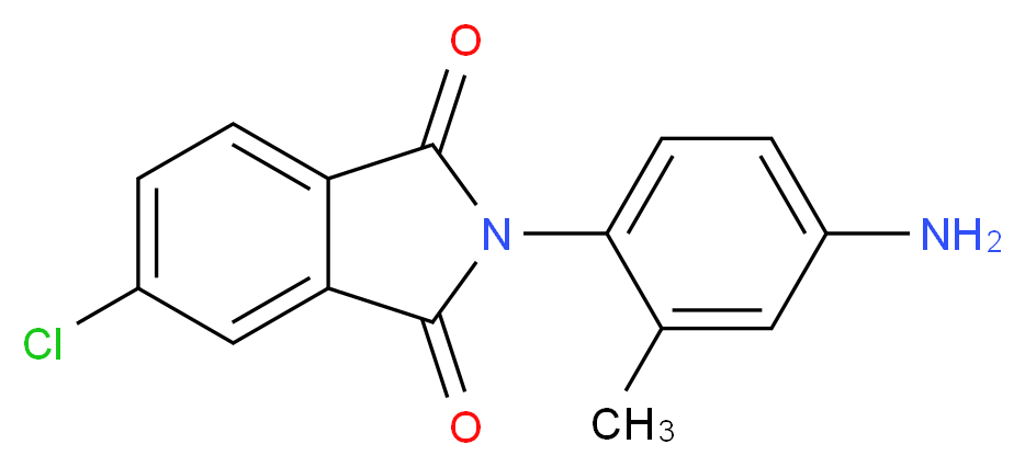 N-(4-Amino-2-methylphenyl)-4-chlorophthalimide_Molecular_structure_CAS_58230-69-6)