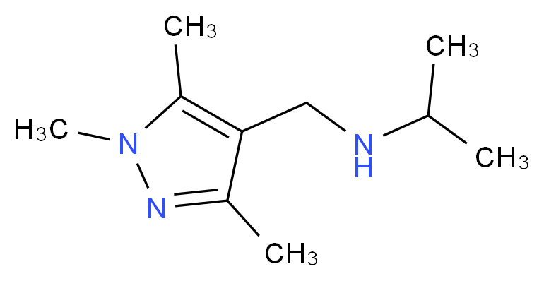 N-[(1,3,5-trimethyl-1H-pyrazol-4-yl)methyl]propan-2-amine_Molecular_structure_CAS_880361-69-3)