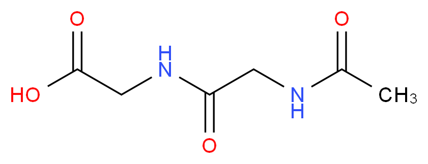 2-(2-acetamidoacetamido)acetic acid_Molecular_structure_CAS_5687-48-9)