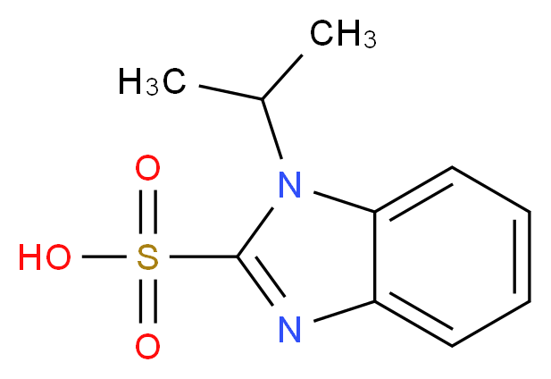 1-Isopropyl-1H-benzimidazole-2-sulfonic acid_Molecular_structure_CAS_)