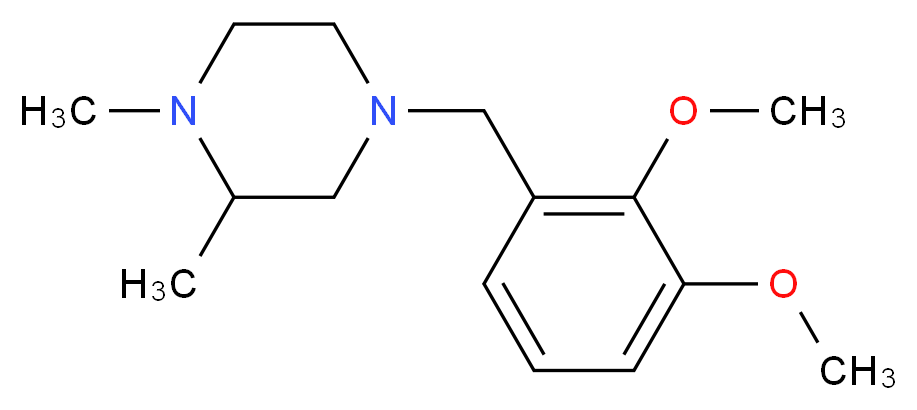 4-(2,3-dimethoxybenzyl)-1,2-dimethylpiperazine_Molecular_structure_CAS_)