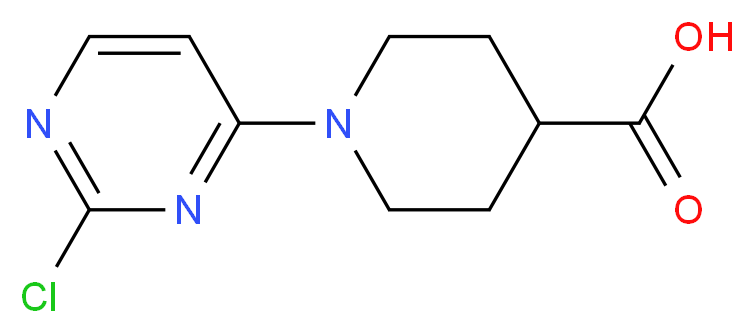 1-(2-chloropyrimidin-4-yl)piperidine-4-carboxylic acid_Molecular_structure_CAS_)