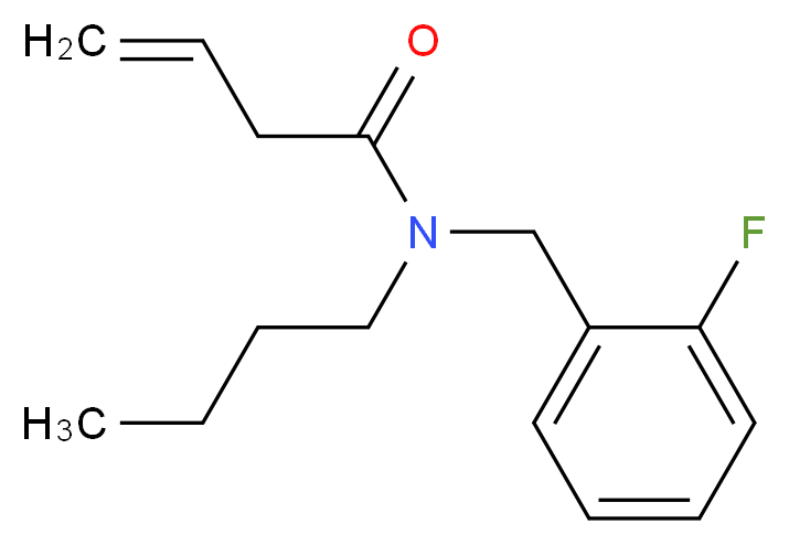 N-butyl-N-(2-fluorobenzyl)but-3-enamide_Molecular_structure_CAS_)