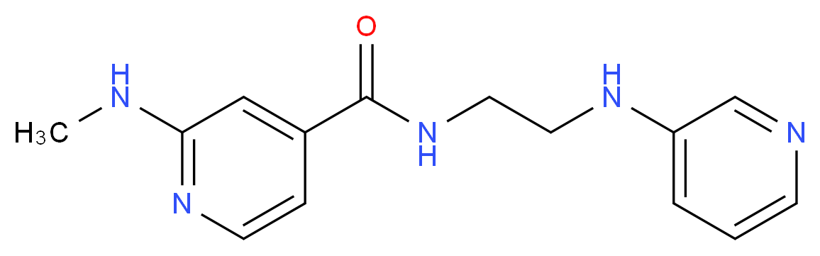 2-(methylamino)-N-[2-(pyridin-3-ylamino)ethyl]isonicotinamide_Molecular_structure_CAS_)