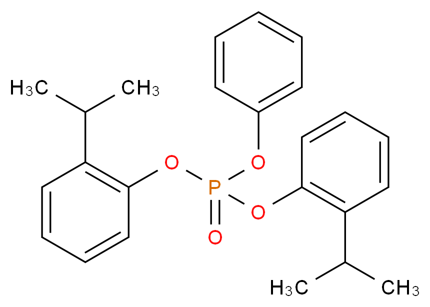 Bis(2-isopropylphenyl) Phenyl Phosphate_Molecular_structure_CAS_69500-29-4)