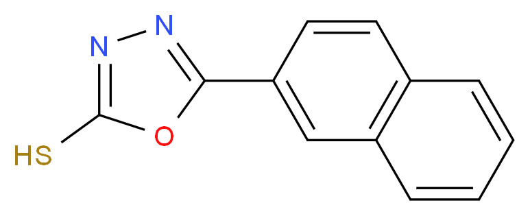 5-(naphthalen-2-yl)-1,3,4-oxadiazole-2-thiol_Molecular_structure_CAS_)