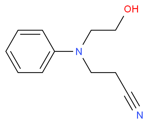 3-[(2-Hydroxyethyl)phenylamino]propionitrile_Molecular_structure_CAS_92-64-8)