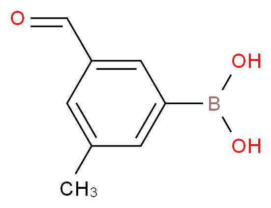 3-Formyl-5-methylphenylboronic acid_Molecular_structure_CAS_870777-33-6)