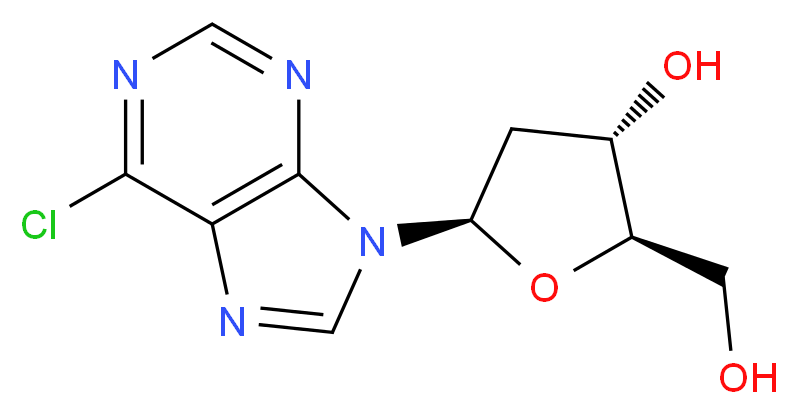 6-Chloropurine 2′-deoxyriboside_Molecular_structure_CAS_4594-45-0)