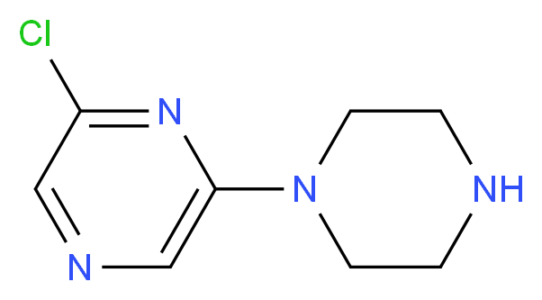 2-CHLORO-6-(1-PIPERAZINYL)PYRAZINE_Molecular_structure_CAS_64022-27-1)