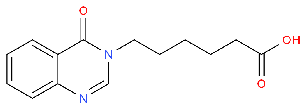 6-(4-Oxoquinazolin-3(4H)-yl)hexanoic acid_Molecular_structure_CAS_)