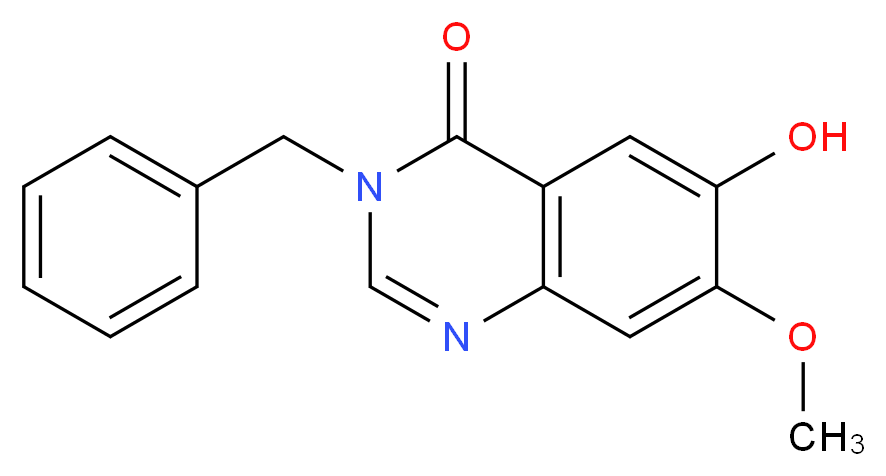 3-Benzyl-6-hydroxy-7-methoxyquinazolin-4(3H)-one_Molecular_structure_CAS_808793-56-8)