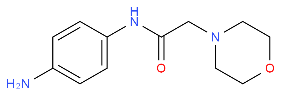 N-(4-aminophenyl)-2-morpholin-4-ylacetamide_Molecular_structure_CAS_105076-76-4)