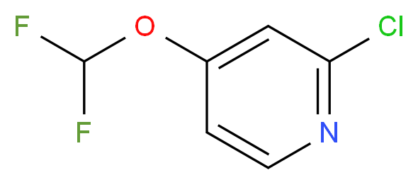 2-Chloro-4-(difluoromethoxy)pyridine_Molecular_structure_CAS_1206978-15-5)