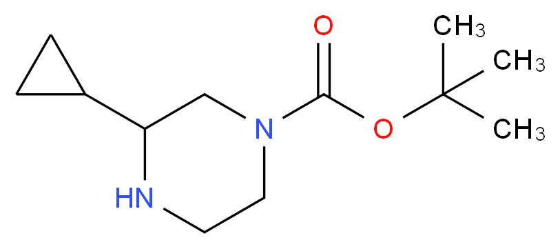 3-CYCLOPROPYL-PIPERAZINE-1-CARBOXYLIC ACID TERT-BUTYL ESTER_Molecular_structure_CAS_886779-85-7)