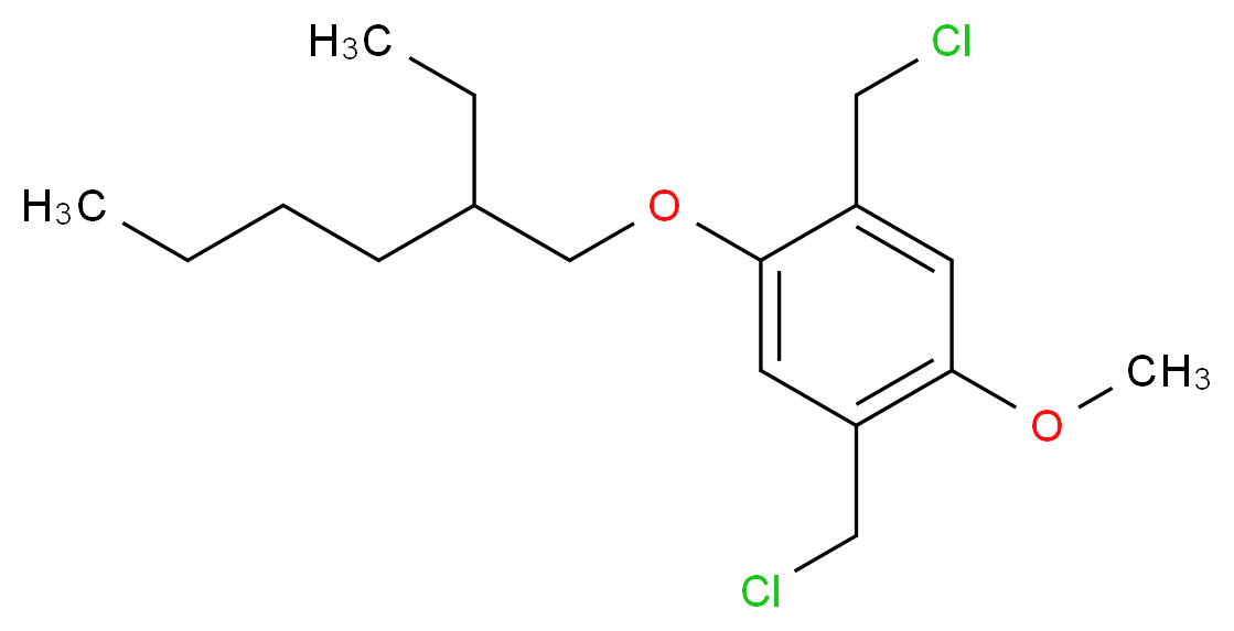 2,5-Bis(chloromethyl)-4-(2-ethylhexyloxy)anisole_Molecular_structure_CAS_146370-52-7)