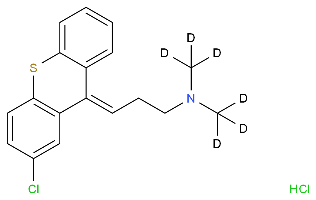 (E)-Chlorprothixene-d6 Hydrochloride _Molecular_structure_CAS_)
