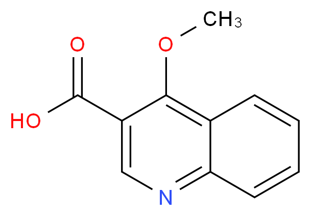 4-methoxyquinoline-3-carboxylic acid_Molecular_structure_CAS_)