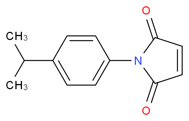 1-(4-Isopropylphenyl)-1H-pyrrole-2,5-dione_Molecular_structure_CAS_)